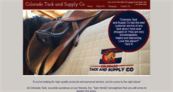 Desktop Screenshot of coloradotackandsupplyco.com